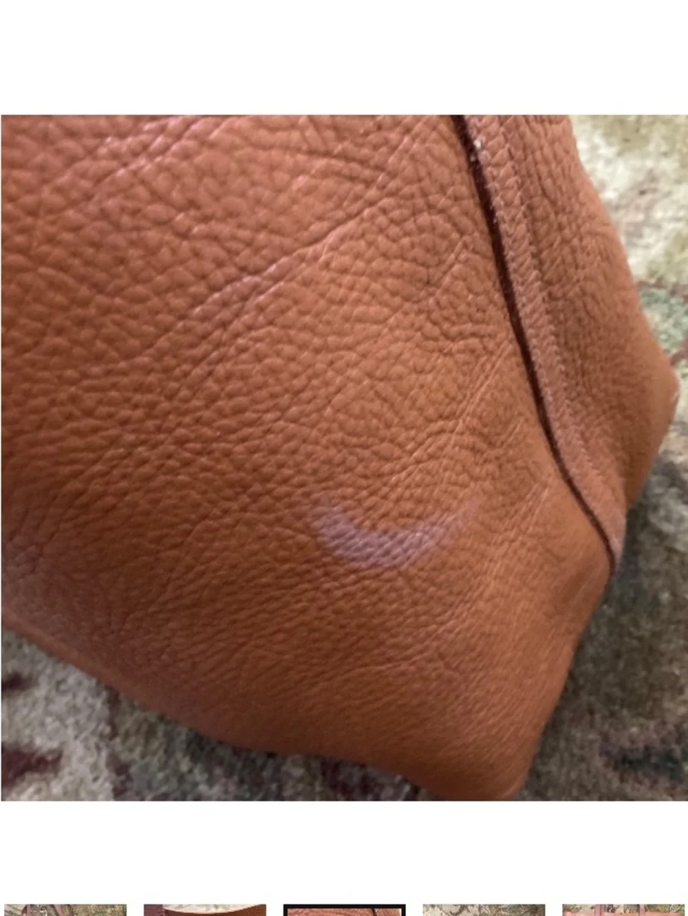 MADEWELL Large Genuine Leather Tote Bag.
